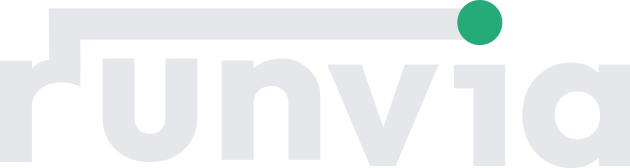 Runvia logo